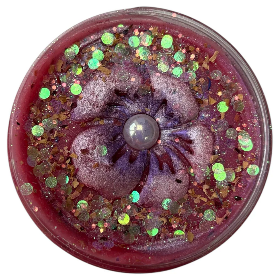 Natuurlijke klei - flower power