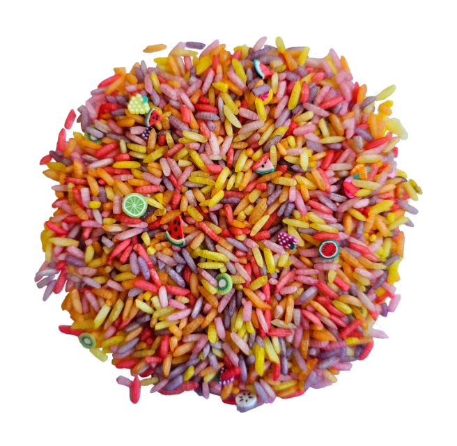 Speelrijst - fruit mix