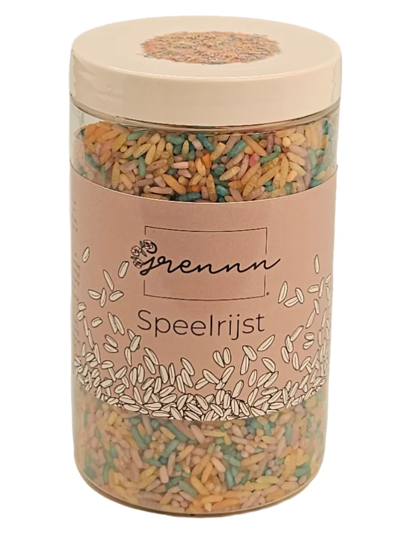 Speelrijst - pastel mix