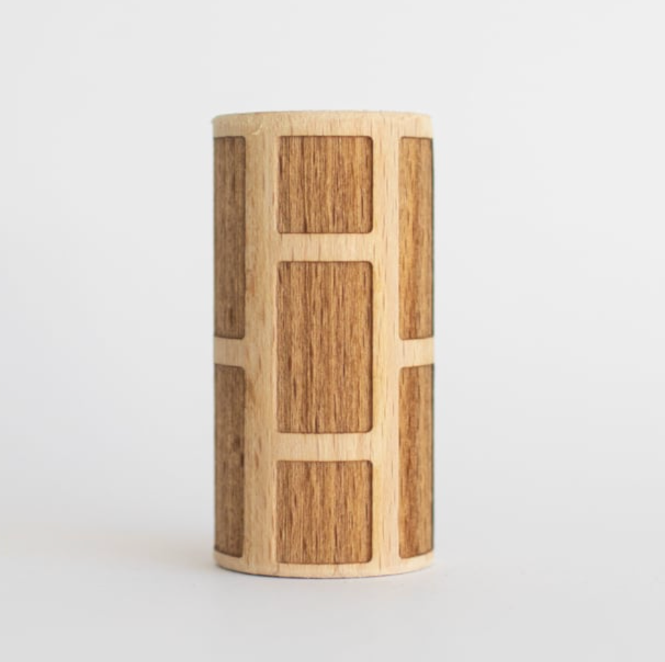 Houten roller - bakstenen