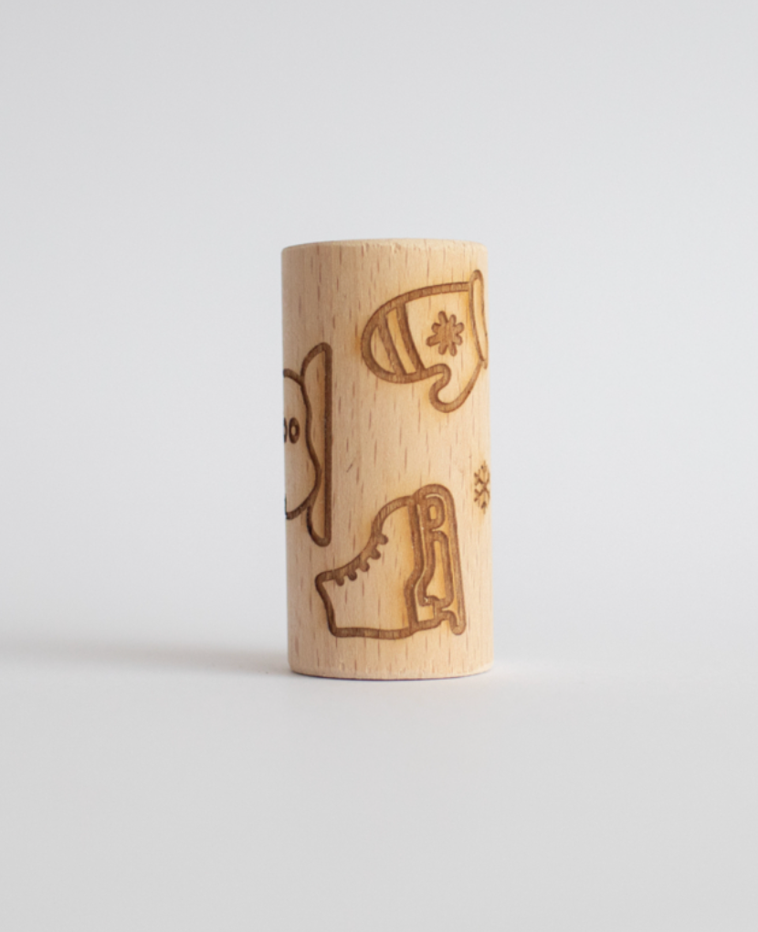 Houten roller - winter