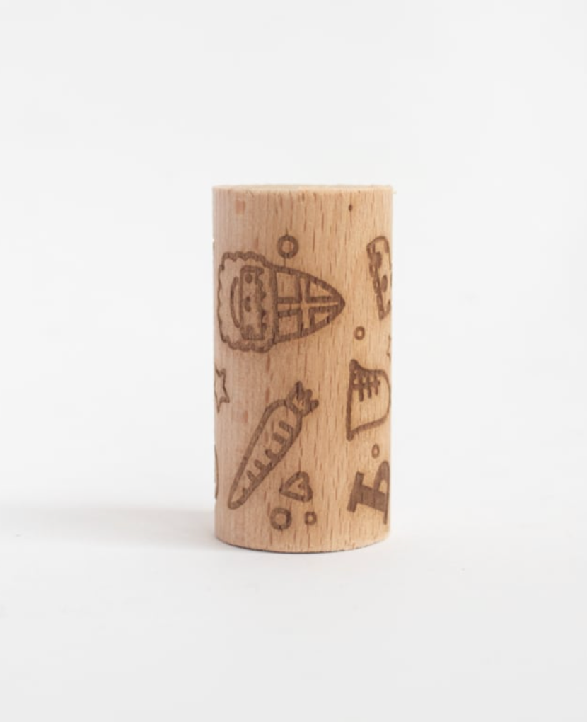 Houten roller - Sinterklaas