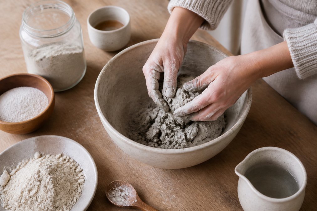 Natuurlijke klei zelf maken: recept & tips