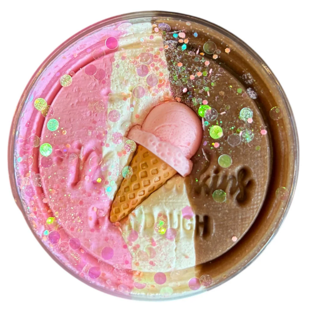 Natuurlijke klei - ice cream party