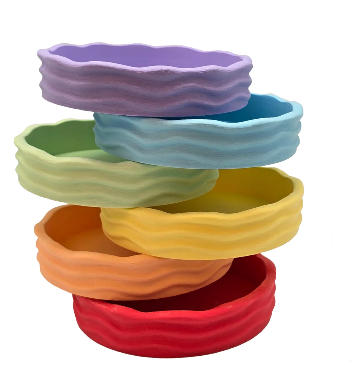 Grennn 'Wave' pastelbakjes set