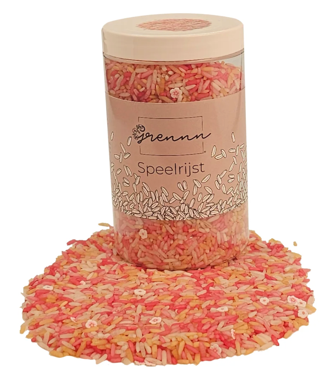 Speelrijst - pink flower mix