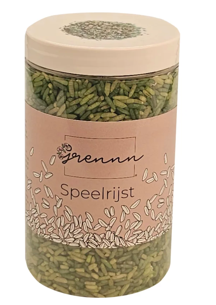 Speelrijst - white flower mix