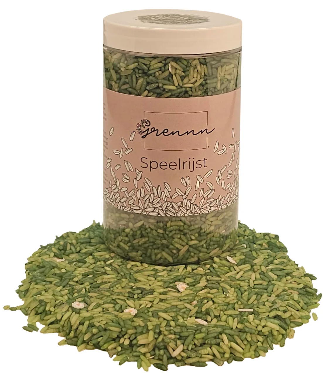 Speelrijst - white flower mix