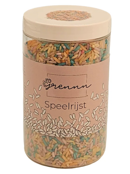 Speelrijst - pastel mix