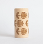 Houten roller - tulpjes