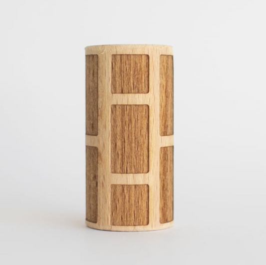 Houten roller - bakstenen