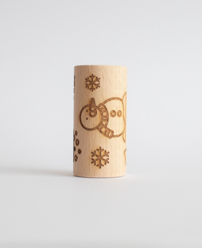 Houten roller - winter