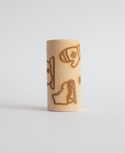 Houten roller - winter