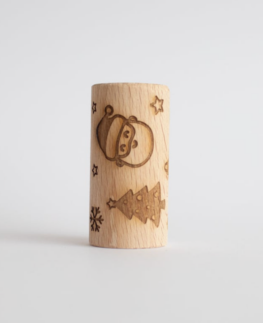 Houten roller - kerst