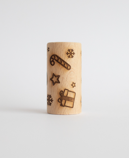 Houten roller - kerst