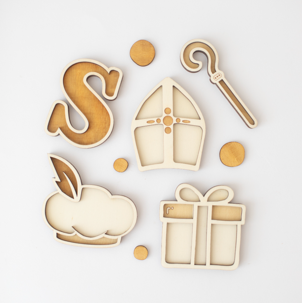 Mini speelset - sinterklaas