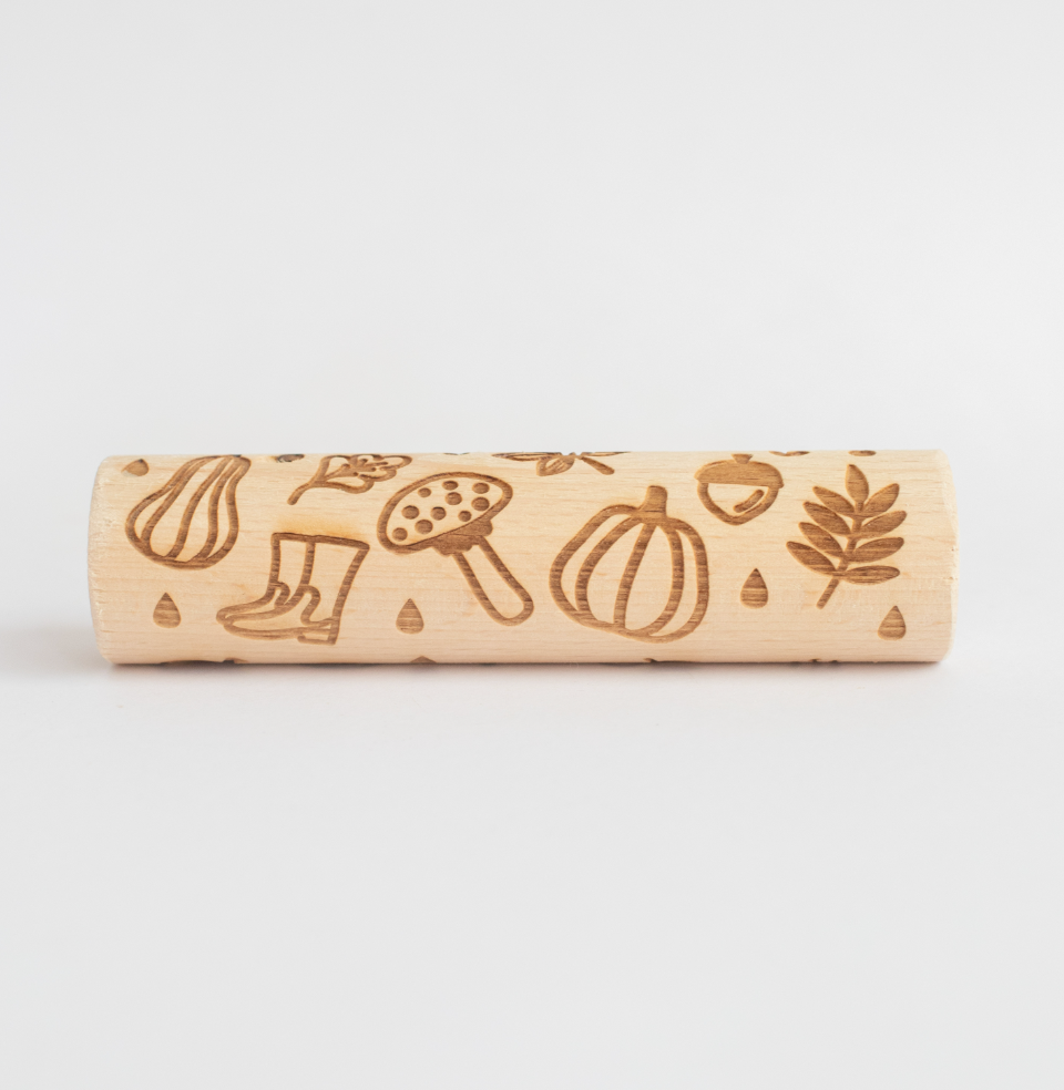 Houten roller - de herfst