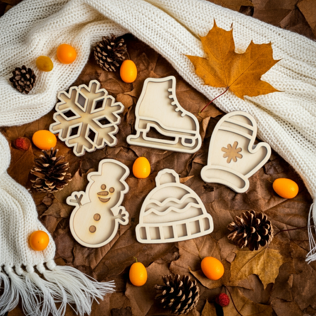 Mini speelset - de winter