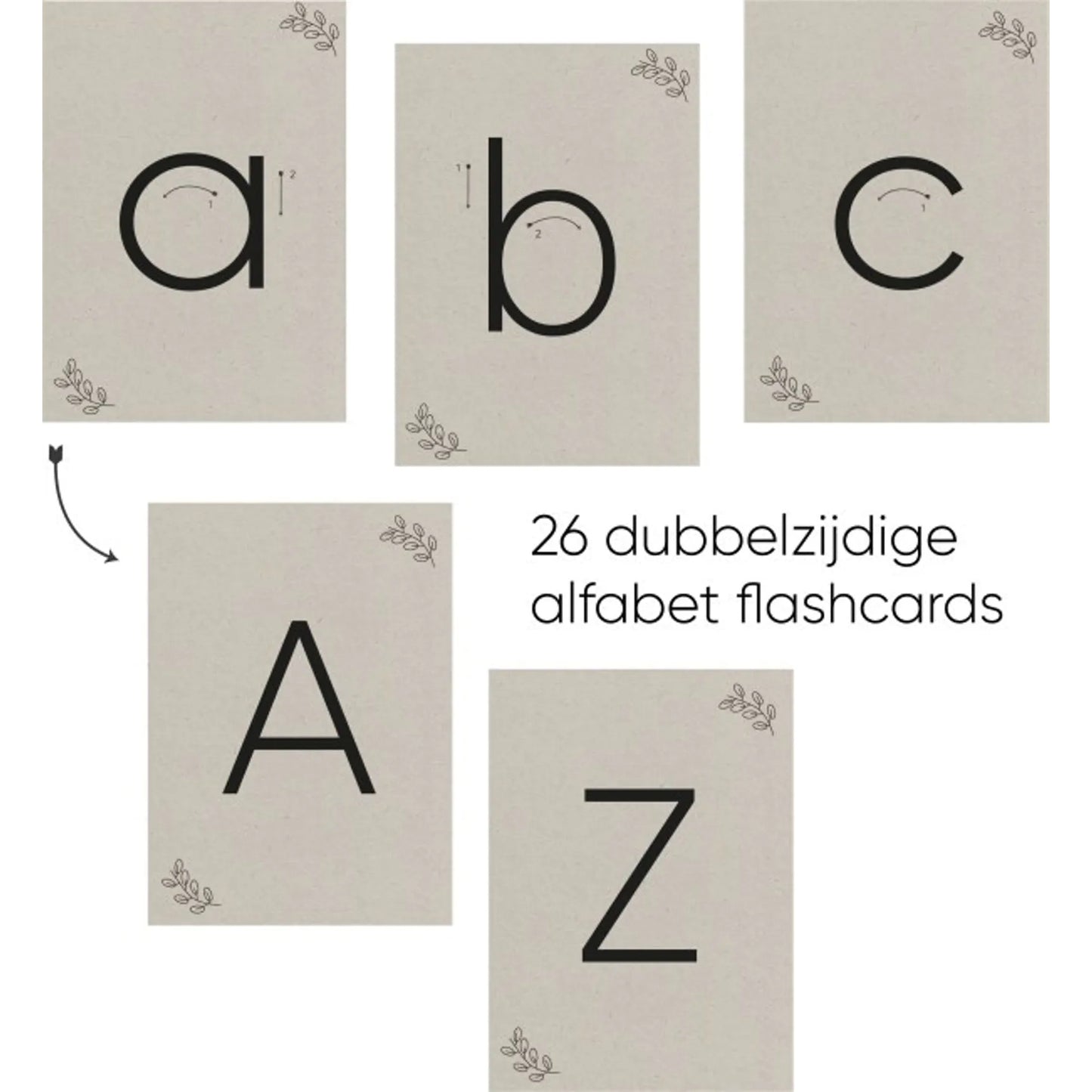 Alfabet flashcards