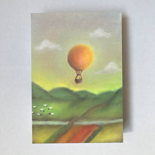 Sprookje ‘Luchtballon’ waldorf kaart